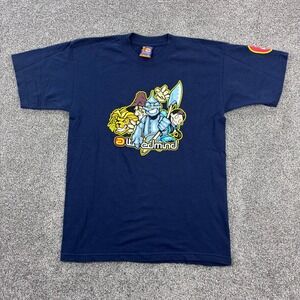 Vintage Altered Mind Shirt Mens Large Blue Wizard Of Oz Rave Cyber Grunge Skate